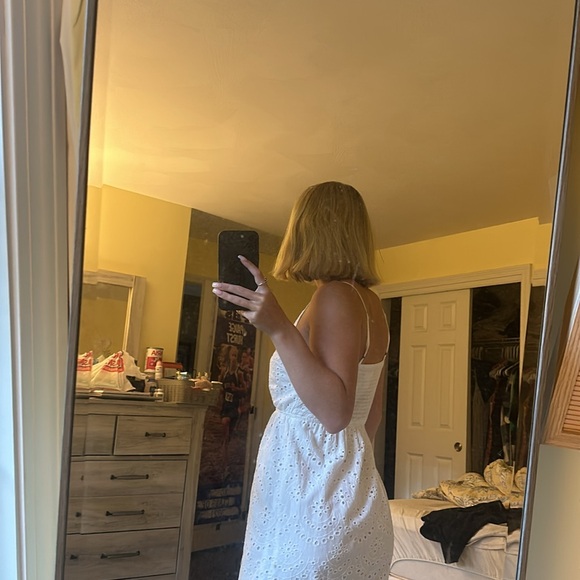 White dress high school graduation - Picture 2 of 2